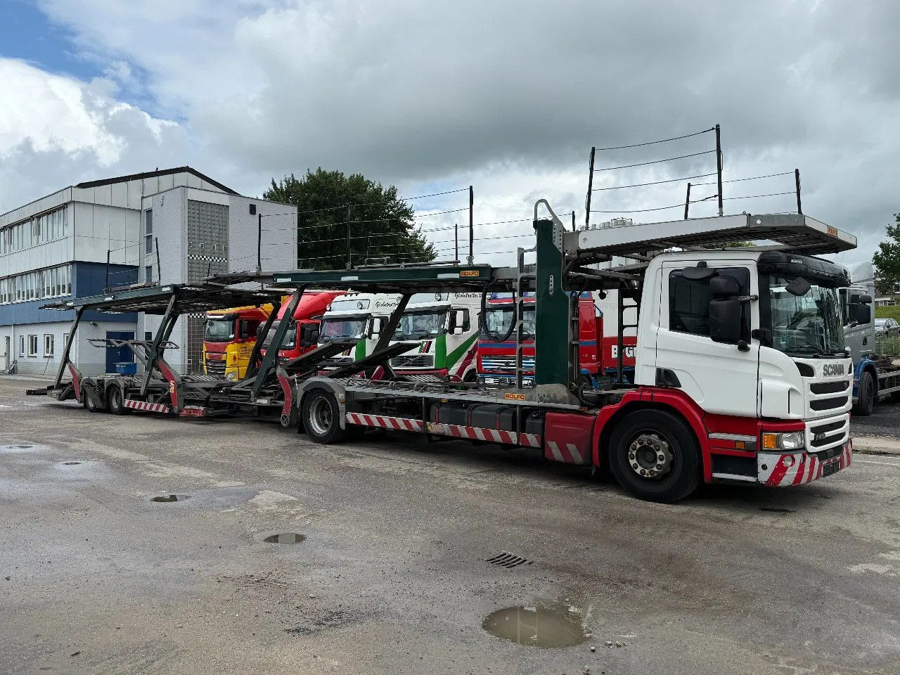 Scania P410 EURO 6 + ROLFO 2015 YEAR COMPLETE! - Autotransporter truck: picture 4 Scania P410 EURO 6 + ROLFO 2015 YEAR COMPLETE! - Autotransporter truck: picture 4