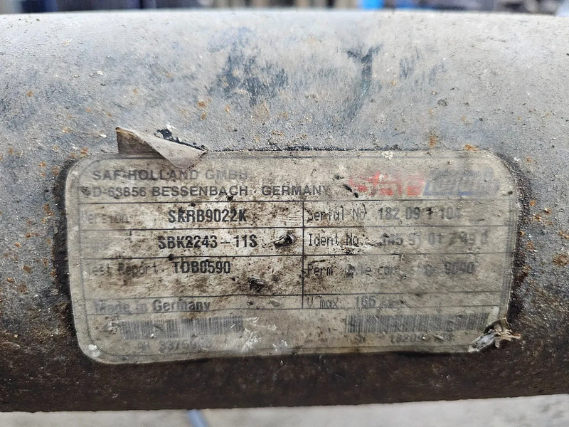 Drive shaft for Truck SAF SBK2243-11S: picture 6
