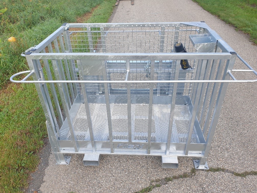 Work Platform galvanized - Attachment for Telescopic handler: picture 2 Work Platform galvanized - Attachment for Telescopic handler: picture 2