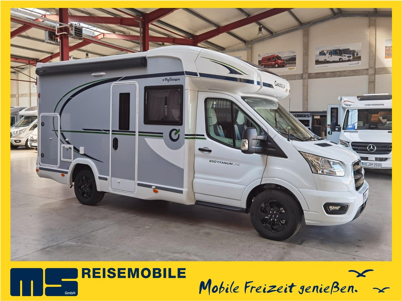 Chausson 650 TITANIUM / -2026- / 165PS-8G. / AHK/ HUBBETT - Semi-integrated motorhome: picture 1 Chausson 650 TITANIUM / -2026- / 165PS-8G. / AHK/ HUBBETT - Semi-integrated motorhome: picture 1