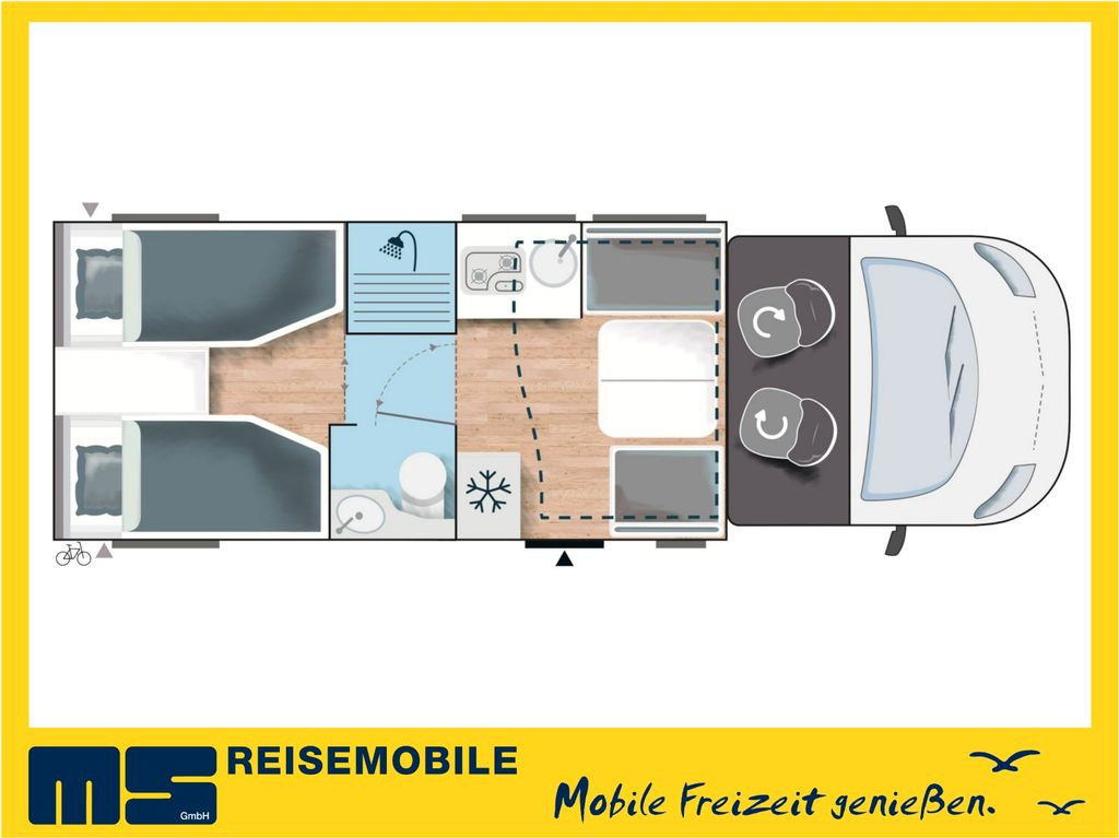Chausson 777 ETAPE LINE /-2025-/ARCTIC-PAKET/EINZELBETTEN - Semi-integrated motorhome: picture 2 Chausson 777 ETAPE LINE /-2025-/ARCTIC-PAKET/EINZELBETTEN - Semi-integrated motorhome: picture 2