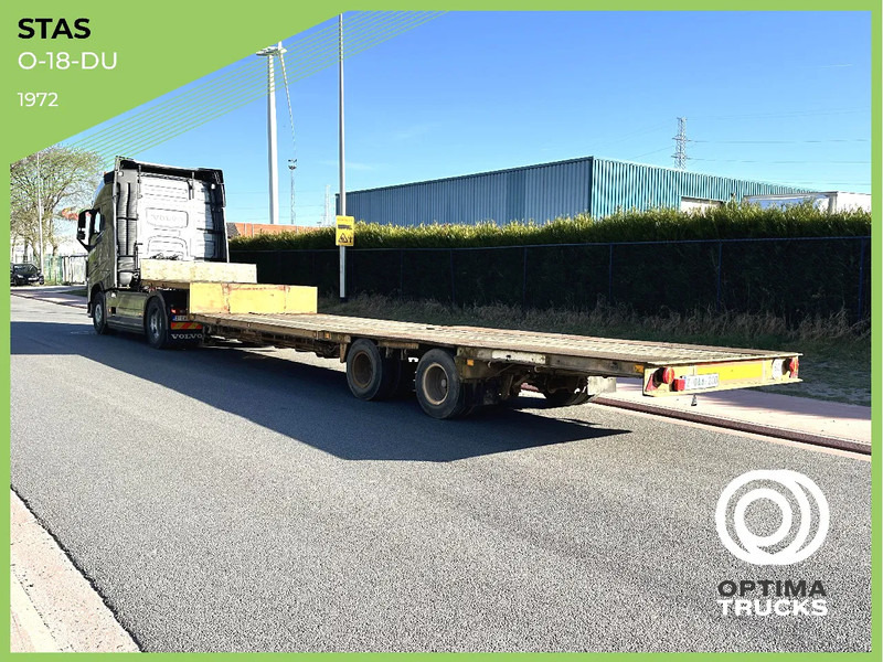 Stas O-18-DU EXTENSIBLE/UITSCHUIFBAAR - Low loader semi-trailer: picture 1 Stas O-18-DU EXTENSIBLE/UITSCHUIFBAAR - Low loader semi-trailer: picture 1
