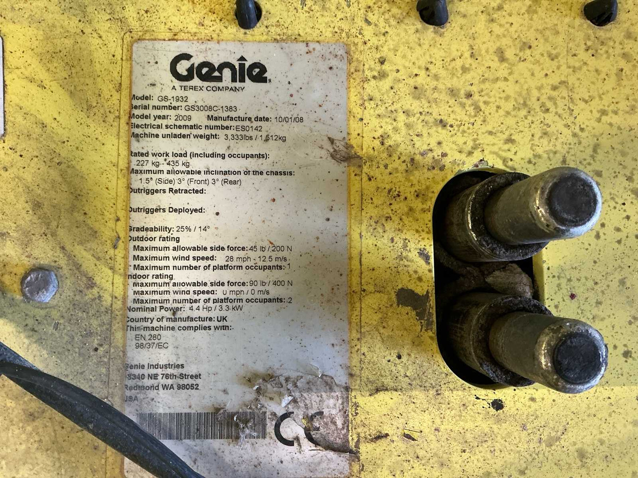 2009 GENIE GS1932 AERIAL PLATFORM - Aerial platform: picture 5 2009 GENIE GS1932 AERIAL PLATFORM - Aerial platform: picture 5