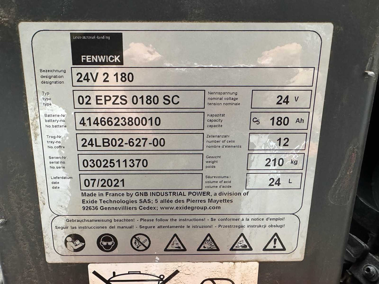 Forklift 2021 LINDE T16L PALLET TRUCK ANT STACKER INITIAL STROKE 1,675 HOURS: picture 13 Forklift 2021 LINDE T16L PALLET TRUCK ANT STACKER INITIAL STROKE 1,675 HOURS: picture 13