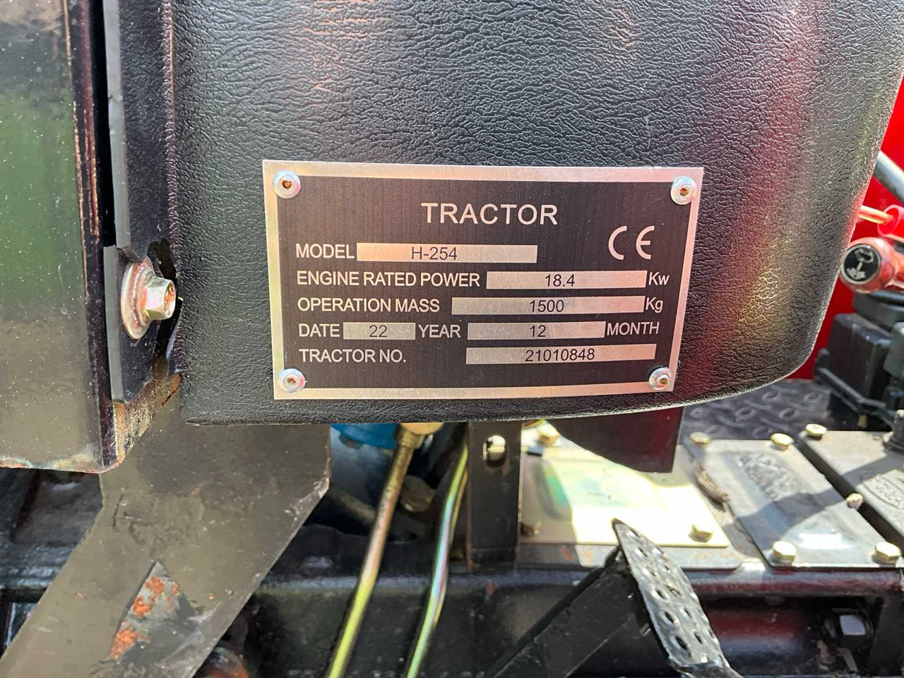 Compact tractor Huaxia H-254: picture 17