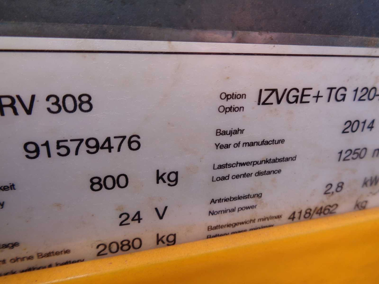 JUNGHEINRICH ERV 308 DRAWBAR REACH TRUCK WITH PLATFORM, JUNGHEINRICH-ERV 308 - Forklift: picture 4 JUNGHEINRICH ERV 308 DRAWBAR REACH TRUCK WITH PLATFORM, JUNGHEINRICH-ERV 308 - Forklift: picture 4