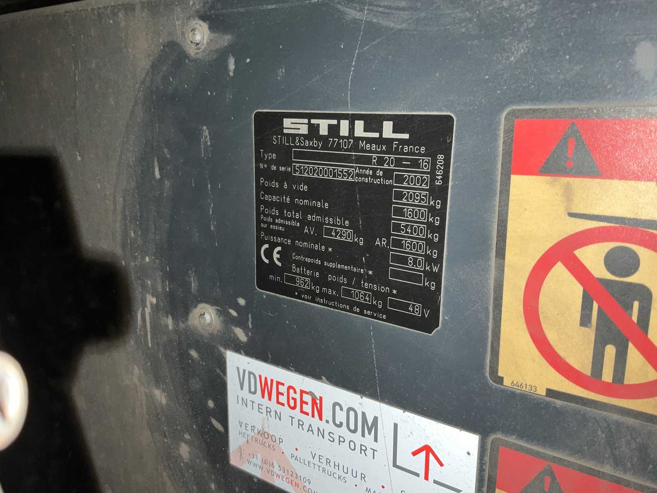 STILL - 2002 - R20-16 - FORKLIFT TRUCK - Forklift: picture 4 STILL - 2002 - R20-16 - FORKLIFT TRUCK - Forklift: picture 4