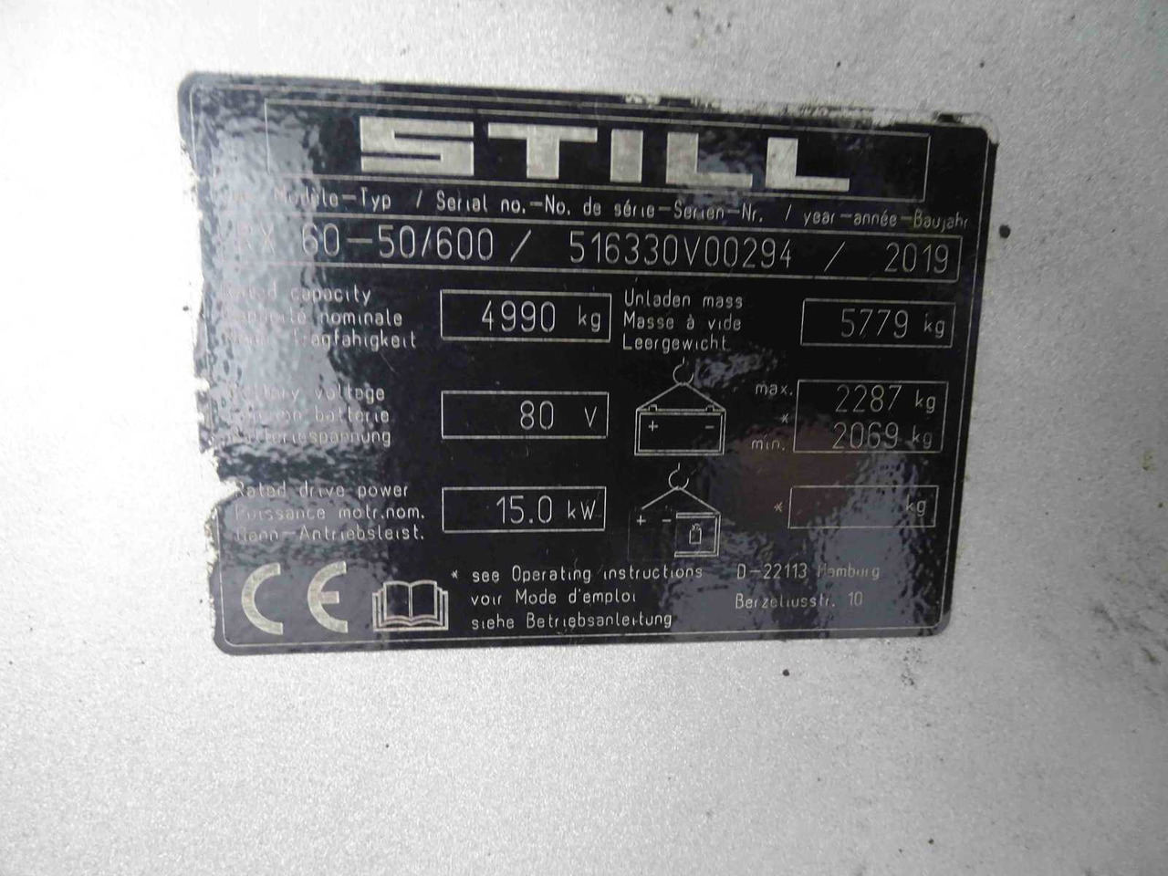 STILL RX60-50/600 FORKLIFT - Forklift: picture 5 STILL RX60-50/600 FORKLIFT - Forklift: picture 5