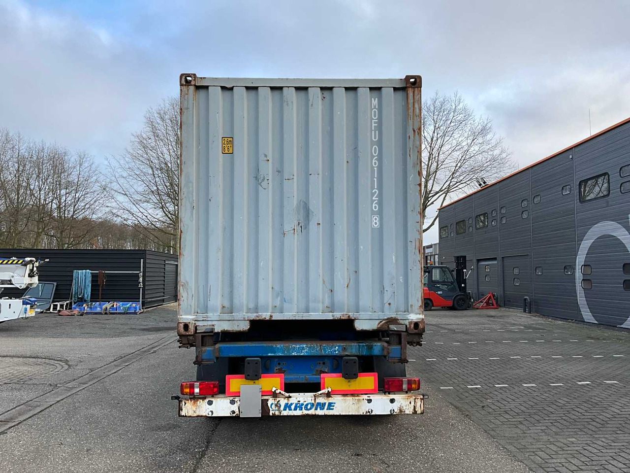 2008 KRONE SD27 CONTAINER CHASSIS WITH 40FT CONTAINER - Semi-trailer: picture 4 2008 KRONE SD27 CONTAINER CHASSIS WITH 40FT CONTAINER - Semi-trailer: picture 4