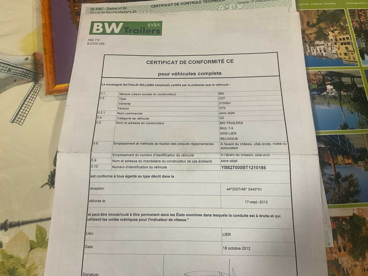 2012 BW TRAILERS 02T - Trailer: picture 3 2012 BW TRAILERS 02T - Trailer: picture 3