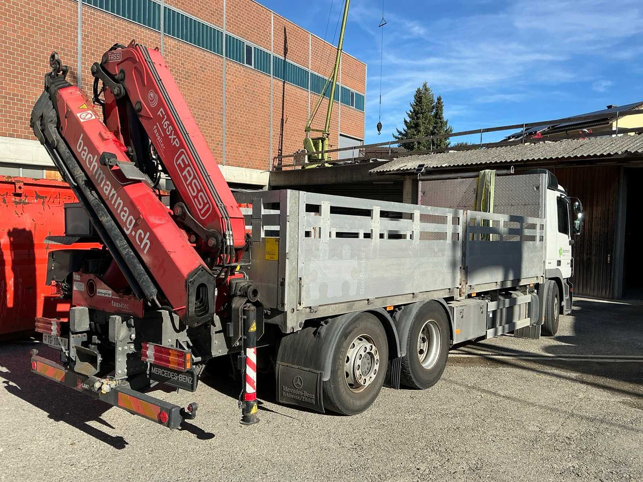 2008 MERCEDES-BENZ ACTROS 2541 TRUCK WITH REAR CRANE - Truck: picture 4 2008 MERCEDES-BENZ ACTROS 2541 TRUCK WITH REAR CRANE - Truck: picture 4