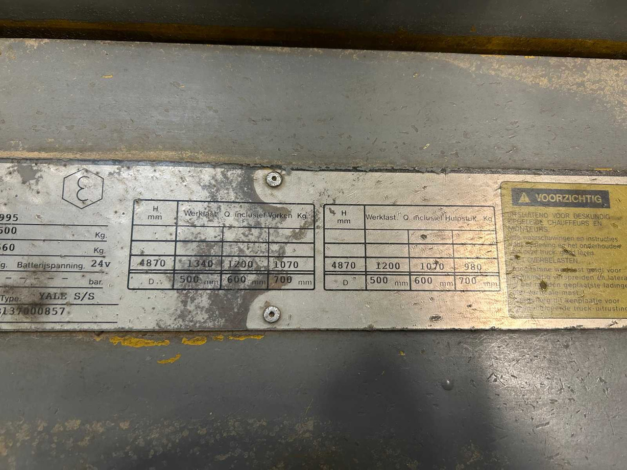 YALE - ERP 15 RCL E2080 - ELECTRIC FORKLIFT TRUCK - Forklift: picture 4 YALE - ERP 15 RCL E2080 - ELECTRIC FORKLIFT TRUCK - Forklift: picture 4