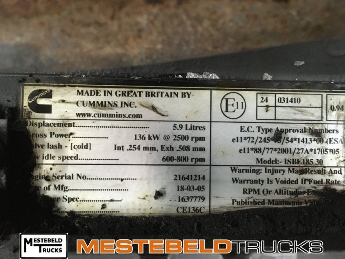 DAF Motor CE  - Engine for Truck: picture 5 DAF Motor CE  - Engine for Truck: picture 5