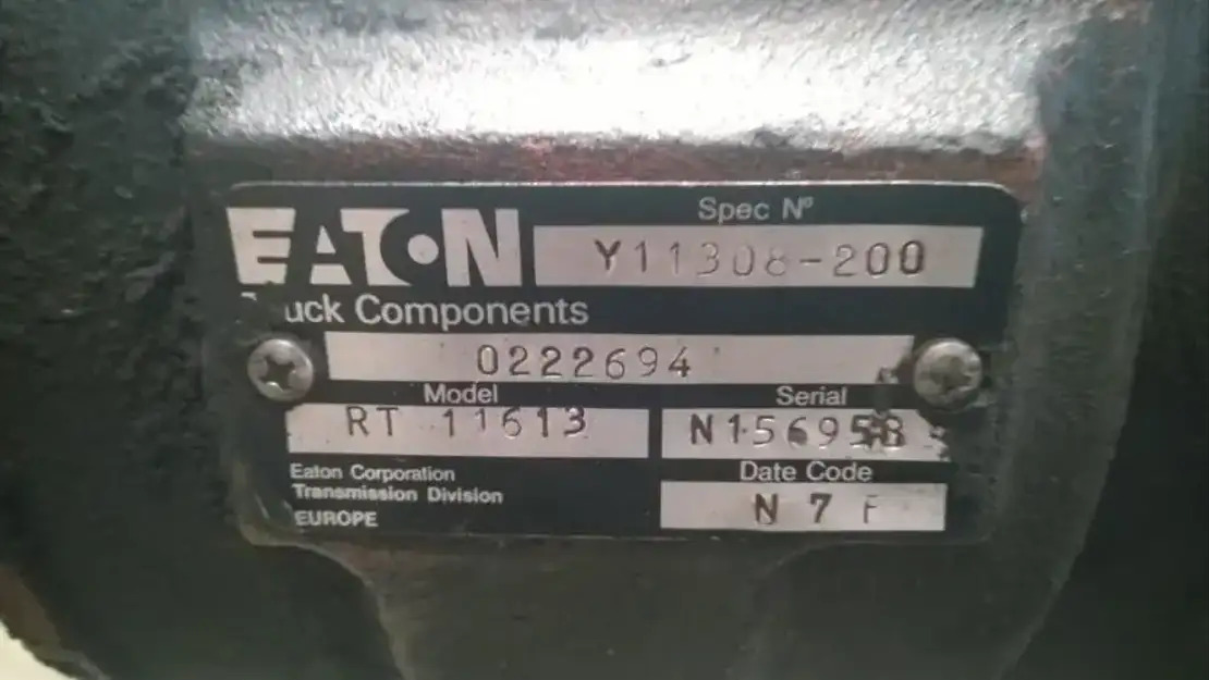 MAN Versnellingsbak Eaton RT11613 - Gearbox and parts for Truck: picture 4 MAN Versnellingsbak Eaton RT11613 - Gearbox and parts for Truck: picture 4