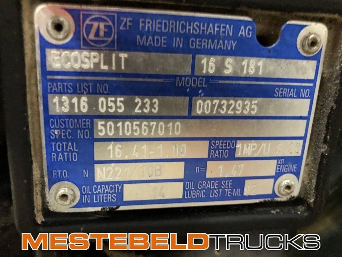 Renault Versnellingsbak 16 S 181 DD - Gearbox for Truck: picture 5 Renault Versnellingsbak 16 S 181 DD - Gearbox for Truck: picture 5