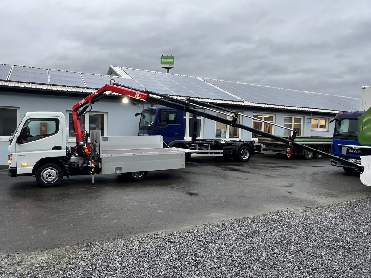 FUSO 3S15 Alu Pritsche 2.80m Ladekran Funk! sofort ve - Flatbed van: picture 5 FUSO 3S15 Alu Pritsche 2.80m Ladekran Funk! sofort ve - Flatbed van: picture 5