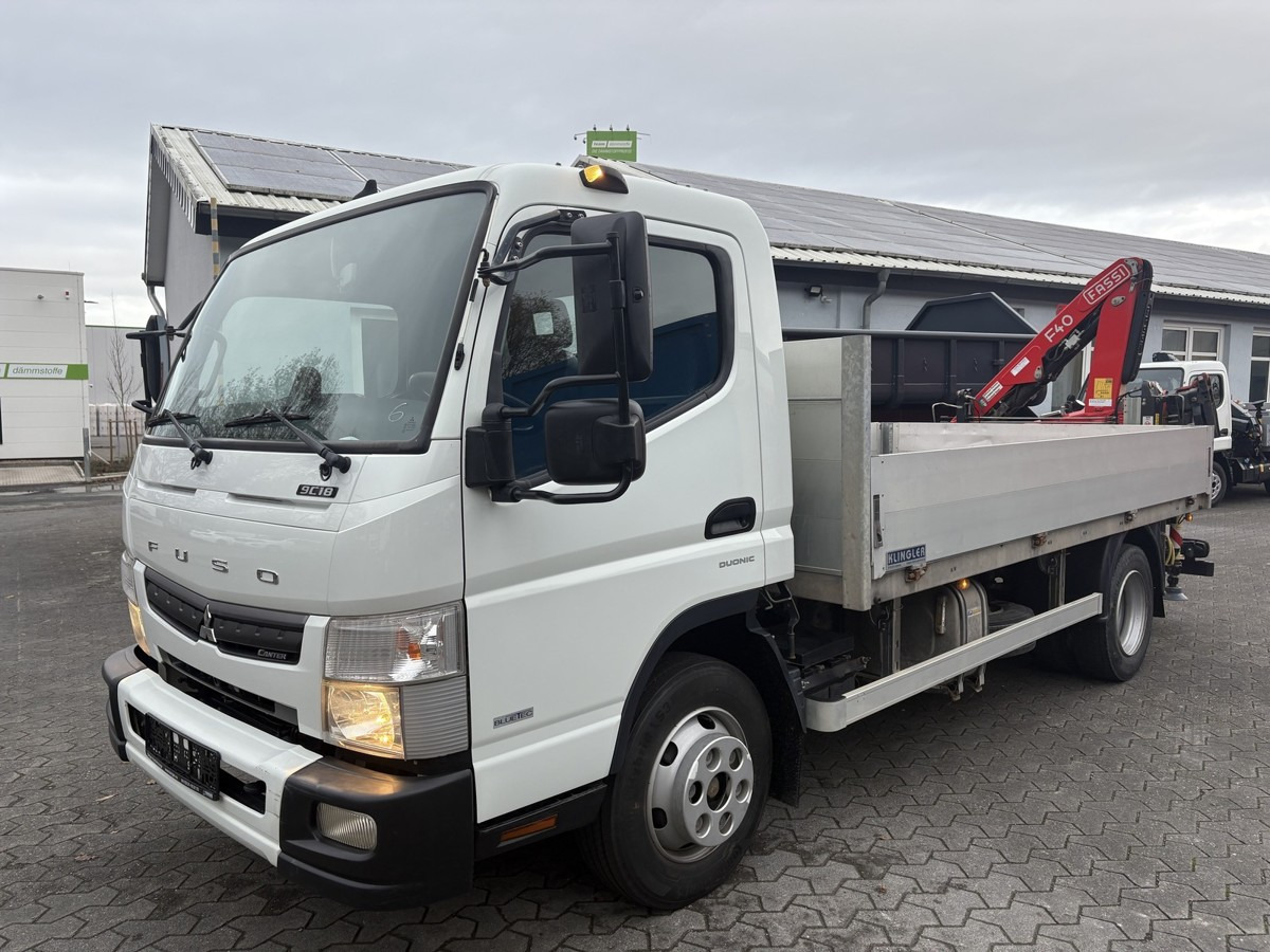FUSO FUSO 9C18 Canter Pritsche 3.8m Kran 2x hydr. - Flatbed van: picture 3 FUSO FUSO 9C18 Canter Pritsche 3.8m Kran 2x hydr. - Flatbed van: picture 3