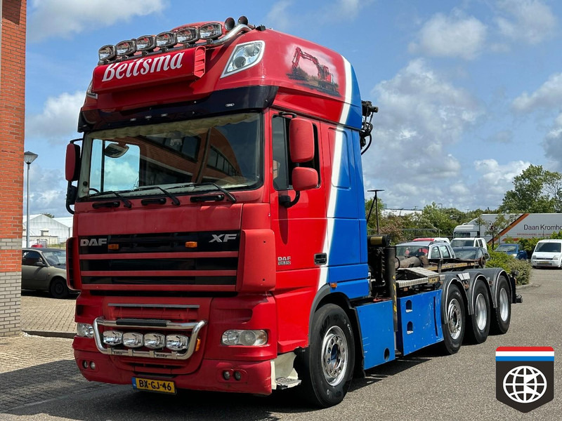 DAF FAK XF105 510 * MANUAL 16x ZF ** PALLFINGER PK20002 ** PALIFT HOOK 25t ** 8X2/4 - Crane truck: picture 2 DAF FAK XF105 510 * MANUAL 16x ZF ** PALLFINGER PK20002 ** PALIFT HOOK 25t ** 8X2/4 - Crane truck: picture 2