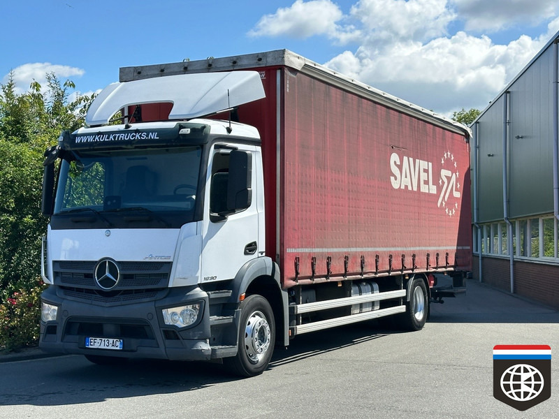 Curtainsider truck Mercedes-Benz ANTOS 1830 / CURTAIN SIDE / SLIDE ROOF / TAIL LIFT: picture 1