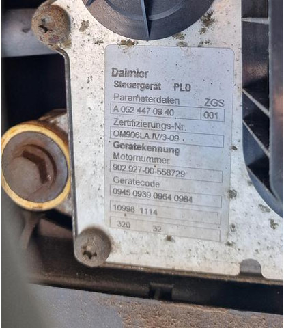Spare parts Mercedes-Benz OM906LA.1V/3-09: picture 7