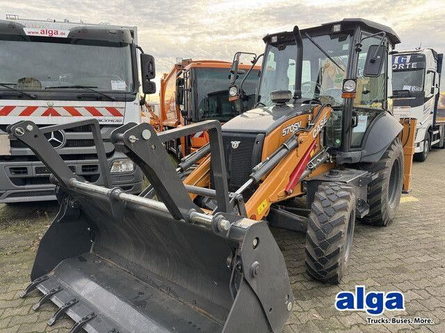 Case 570SV, 4+1 Schaufel, Telestiel, Palettengabel,AC - Backhoe loader: picture 1 Case 570SV, 4+1 Schaufel, Telestiel, Palettengabel,AC - Backhoe loader: picture 1