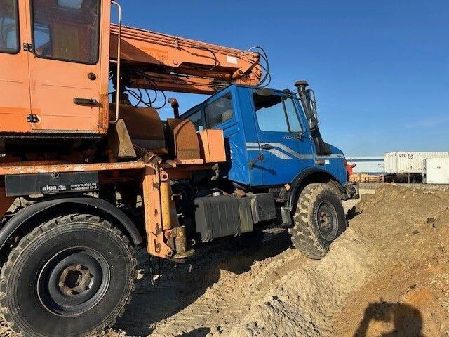 Unimog U 1450 4x4, Zug & Bergwinde, Kran, Greifer, AH - Construction machinery: picture 2 Unimog U 1450 4x4, Zug & Bergwinde, Kran, Greifer, AH - Construction machinery: picture 2