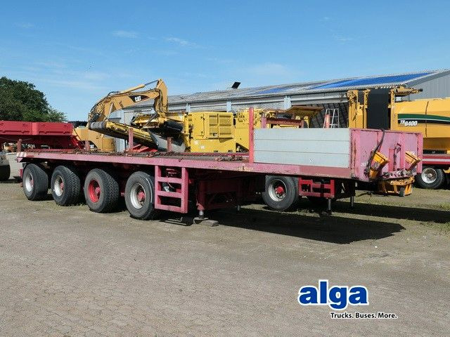 ES-GE 4.VON-25-40.3H, Plattfrom, 4-Achser, Gelenkt,SAF - Dropside/ Flatbed semi-trailer: picture 1 ES-GE 4.VON-25-40.3H, Plattfrom, 4-Achser, Gelenkt,SAF - Dropside/ Flatbed semi-trailer: picture 1