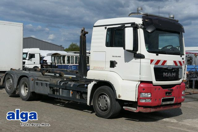 MAN 26.440 TGS, Meiller RK 20.70, Intarder,Lenk-Lift - Hook lift truck: picture 1 MAN 26.440 TGS, Meiller RK 20.70, Intarder,Lenk-Lift - Hook lift truck: picture 1
