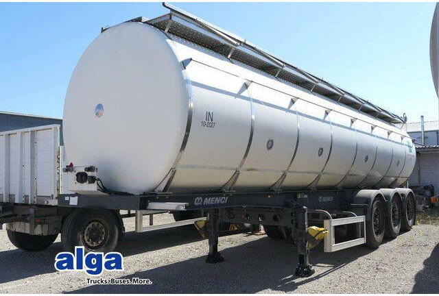 Menci SA 105, Lebensmittel, 32m³, Iso, Spülleitung - Tank semi-trailer: picture 1 Menci SA 105, Lebensmittel, 32m³, Iso, Spülleitung - Tank semi-trailer: picture 1