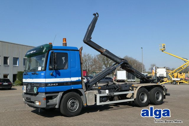 Mercedes-Benz 3343 Actros 6x4, Multilift LHS26056, Klima, AHK - Hook lift truck: picture 1 Mercedes-Benz 3343 Actros 6x4, Multilift LHS26056, Klima, AHK - Hook lift truck: picture 1