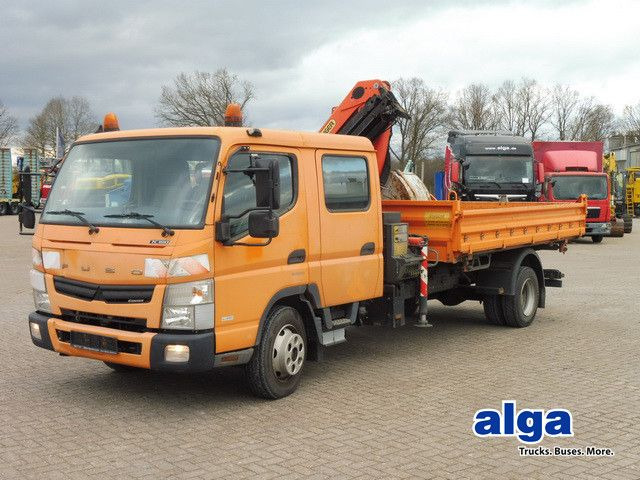 Mitsubishi Fuso Canter 7C18D, Palfinger PK 7001-KA, DOKA - Tipper van, Combi van: picture 1 Mitsubishi Fuso Canter 7C18D, Palfinger PK 7001-KA, DOKA - Tipper van, Combi van: picture 1