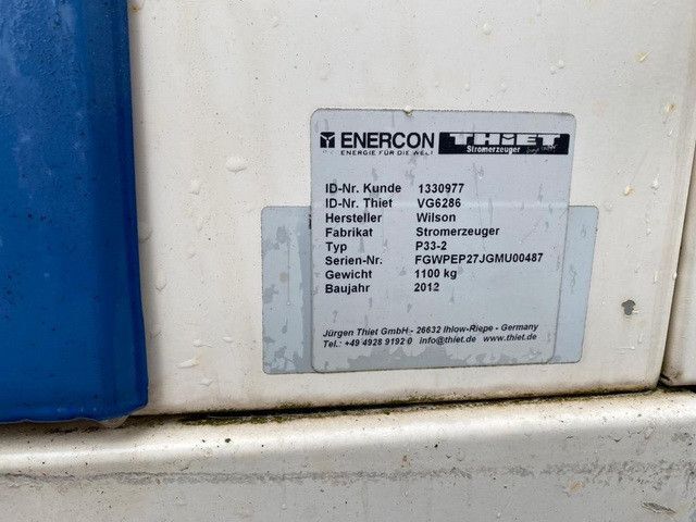 Generator set Wacker Wilson P33-2, 33kVA, Perkins, Stromgenerator: picture 8