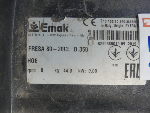 Fraiseuse Emac Fresa 80-20CL D.350 - Rotavator: picture 5 Fraiseuse Emac Fresa 80-20CL D.350 - Rotavator: picture 5