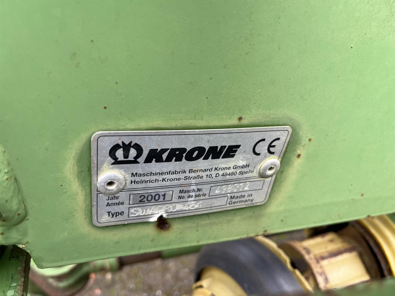 Krone SWADRO 461 - Tedder/ Rake: picture 4 Krone SWADRO 461 - Tedder/ Rake: picture 4