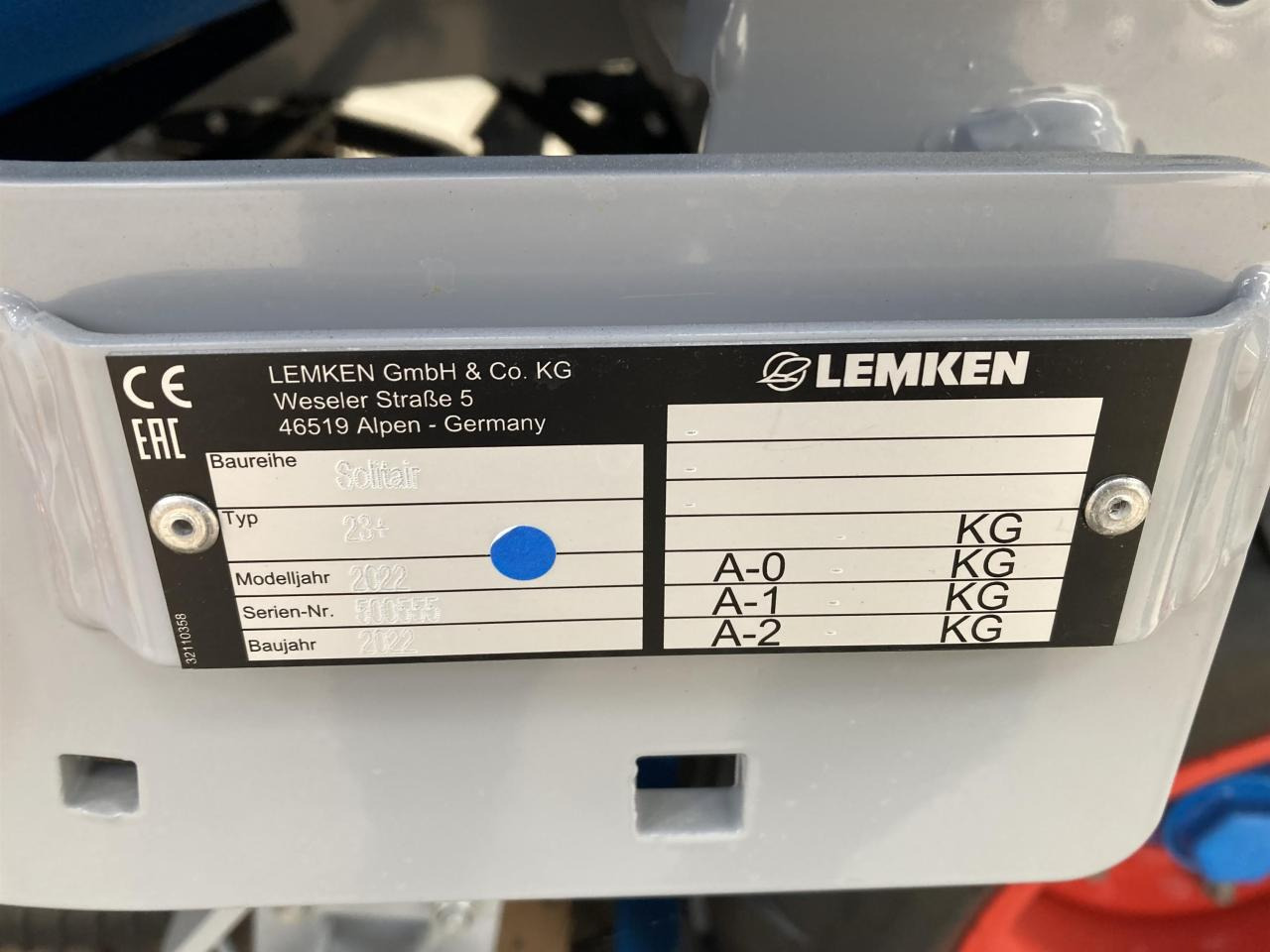 Seed drill Lemken Optidisc Saatschiene: picture 9