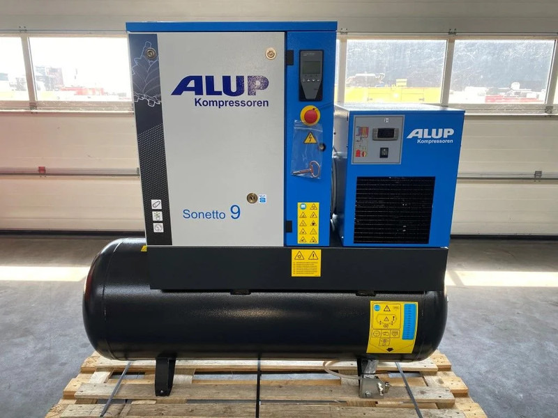 Alup Sonetto 9+ 270 Elektrische Schroefcompressor met ketel en droger 7.5 kW 980 L / min 10 Bar - Air compressor: picture 1 Alup Sonetto 9+ 270 Elektrische Schroefcompressor met ketel en droger 7.5 kW 980 L / min 10 Bar - Air compressor: picture 1