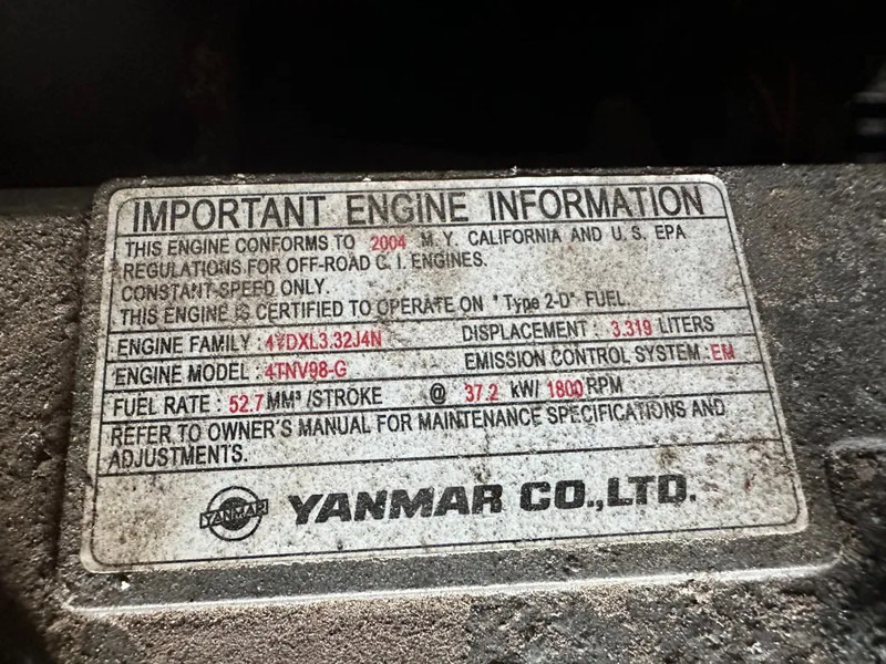 Generator set Atlas-Copco QAS 38 Yanmar Mecc Alte Spa 40 kVA Silent generatorset: picture 12