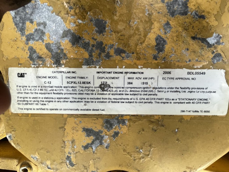 Generator set Caterpillar C12 Leroy Somer 400 kVA Silent generatorset: picture 13