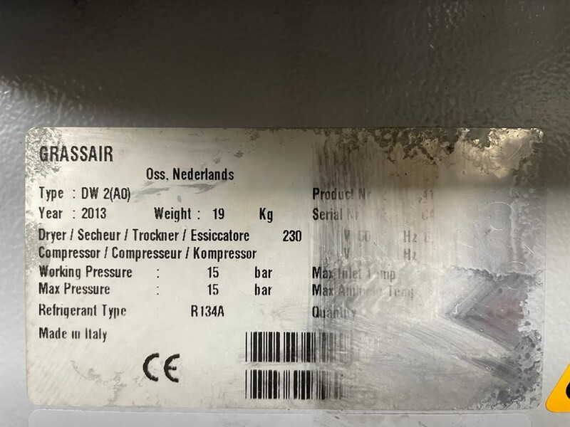 Grassair DW2 Luchtdroger 350 L / min 15 Bar Air Dryer - Air compressor: picture 4 Grassair DW2 Luchtdroger 350 L / min 15 Bar Air Dryer - Air compressor: picture 4
