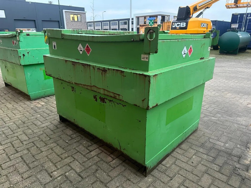 Storage tank Kiwa IBC Steenbergen 2000 liter Dieseltank met handpomp Milieutank: picture 11
