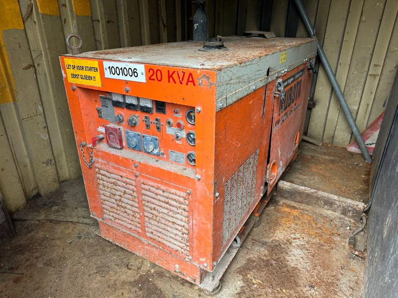 Generator set Kubota GV 3200 20 kVA Silent geenratorset in 10 ft container xxl fuel tank: picture 10
