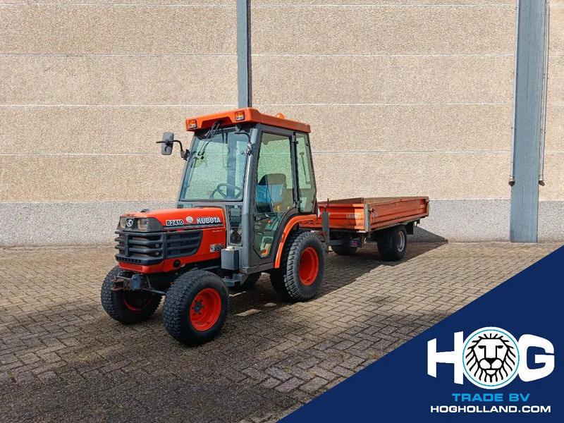 Tow tractor Kubota B2410 met Nimos Kipper: picture 1