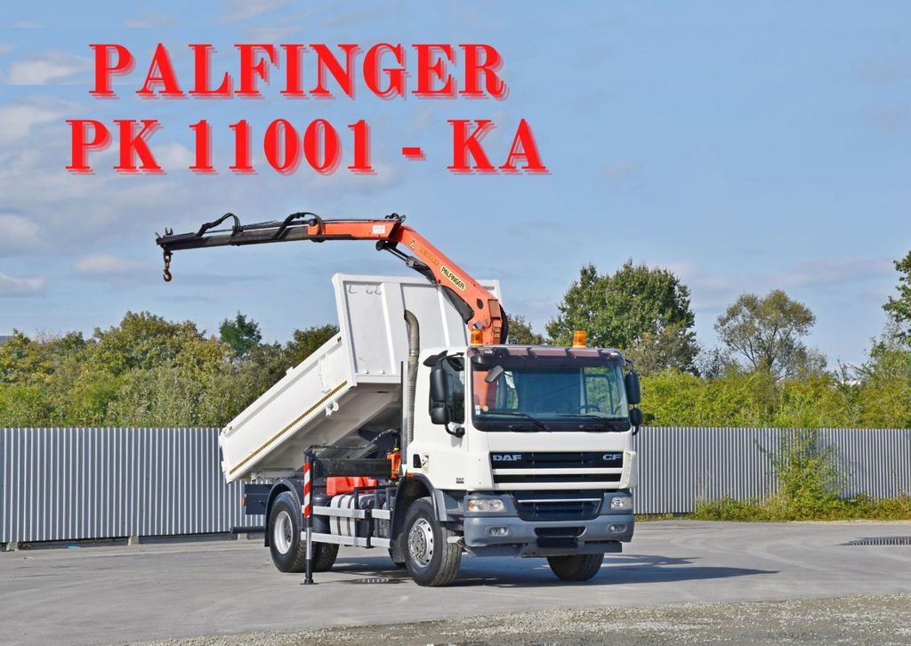 DAF CF 75.310 Kipper 4,30 m + KRAN * TOPZUSTAND - Tipper, Crane truck: picture 1 DAF CF 75.310 Kipper 4,30 m + KRAN * TOPZUSTAND - Tipper, Crane truck: picture 1