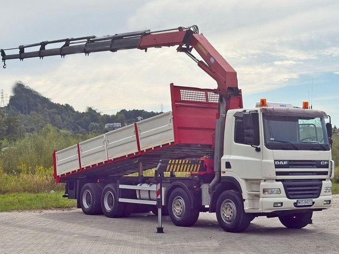 DAF CF 85.380 * HMF 2823 K6 (B3) + FUNK * 8x4 * TOP - Crane truck: picture 2 DAF CF 85.380 * HMF 2823 K6 (B3) + FUNK * 8x4 * TOP - Crane truck: picture 2