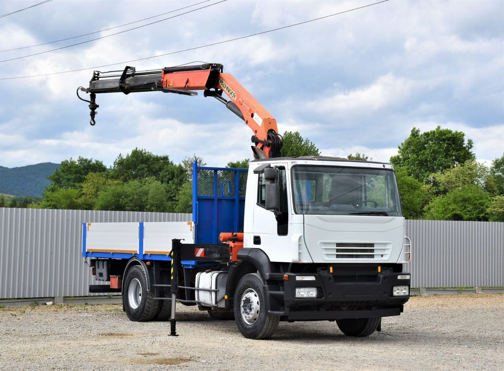 Iveco Eurocargo 180E28 *Pritsche 4,80m + KRAN Iveco Eurocargo 180E28 *Pritsche 4,80m + KRAN - Crane truck: picture 1 Iveco Eurocargo 180E28 *Pritsche 4,80m + KRAN Iveco Eurocargo 180E28 *Pritsche 4,80m + KRAN - Crane truck: picture 1