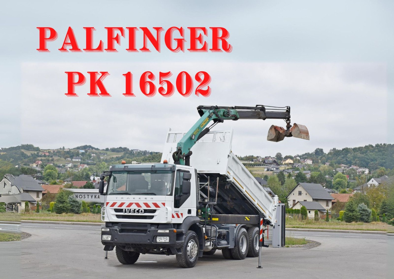 Iveco TRAKKER 360 * Kipper 5,20m* PK 16502 / FUNK*6x4 - Crane truck: picture 1 Iveco TRAKKER 360 * Kipper 5,20m* PK 16502 / FUNK*6x4 - Crane truck: picture 1