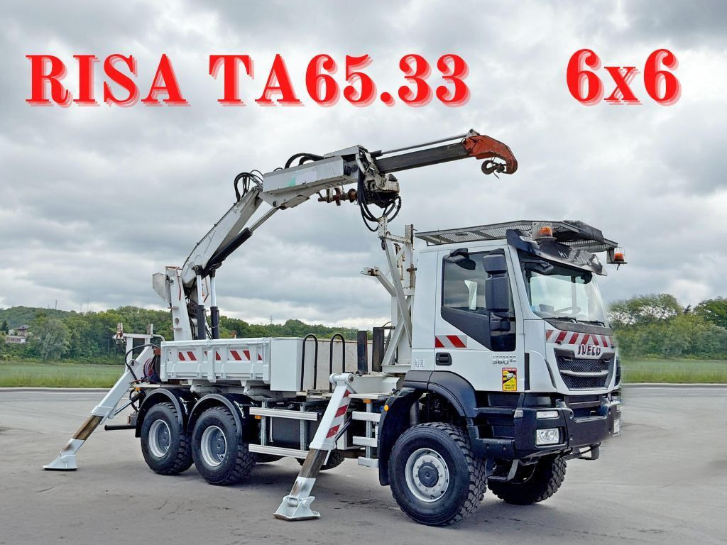 Iveco TRAKKER 360 * RUSA TA 65.33 + FUNK * 6x6 - Crane truck: picture 1 Iveco TRAKKER 360 * RUSA TA 65.33 + FUNK * 6x6 - Crane truck: picture 1