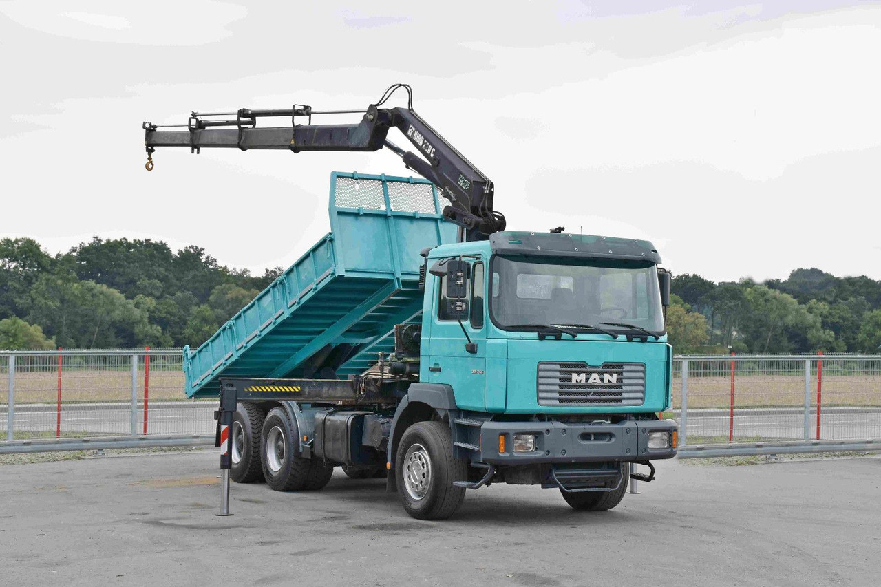 MAN 27-314 * HIAB 220 C - 3 + FUNK * 6x4 - Tipper, Crane truck: picture 2 MAN 27-314 * HIAB 220 C - 3 + FUNK * 6x4 - Tipper, Crane truck: picture 2