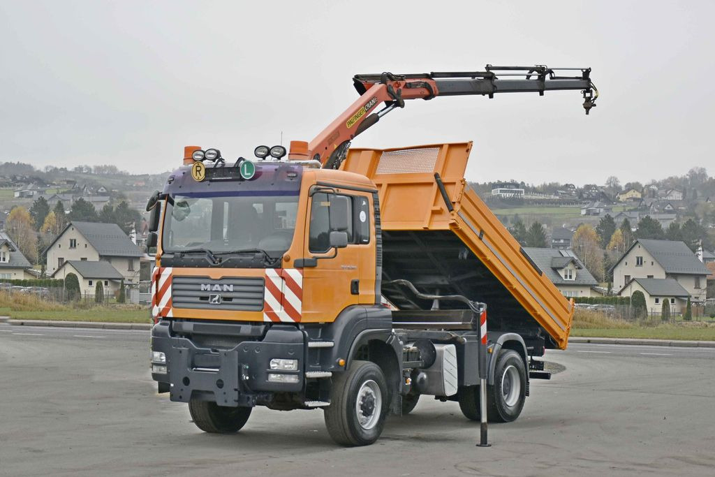 MAN TGA 18.360 * PK 10501 + FUNK *4x4 - Tipper, Crane truck: picture 2 MAN TGA 18.360 * PK 10501 + FUNK *4x4 - Tipper, Crane truck: picture 2