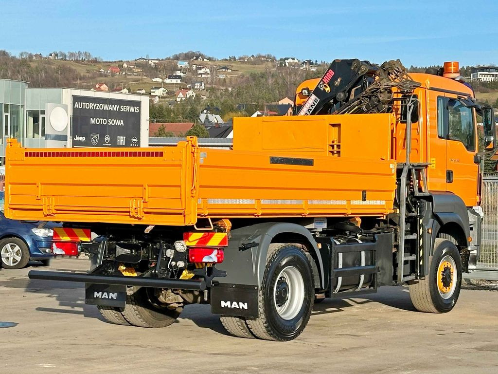 Crane truck, Tipper MAN TGS 18.360 * HIAB 099 E-3 HIDUO + FUNK *4x4: picture 7